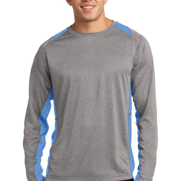 Long Sleeve Heather Colorblock Contender  Tee Thumbnail