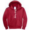 Youth Core Fleece Full Zip Hooded Sweatshirt Thumbnail